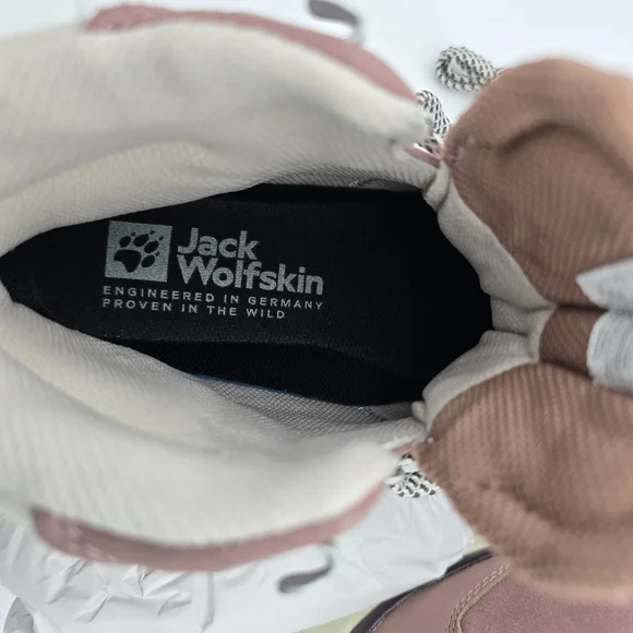 NWT Jack Wolfskin Women's Terraventure Urban Mid W Hiking Shoes, Rose/White, 5.5 - Picture 12 of 16
